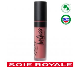 Rose  lvres Rose Pamplemousse 04 Lip Gloss PuroBIO Soie Royale Cure Soyeuse